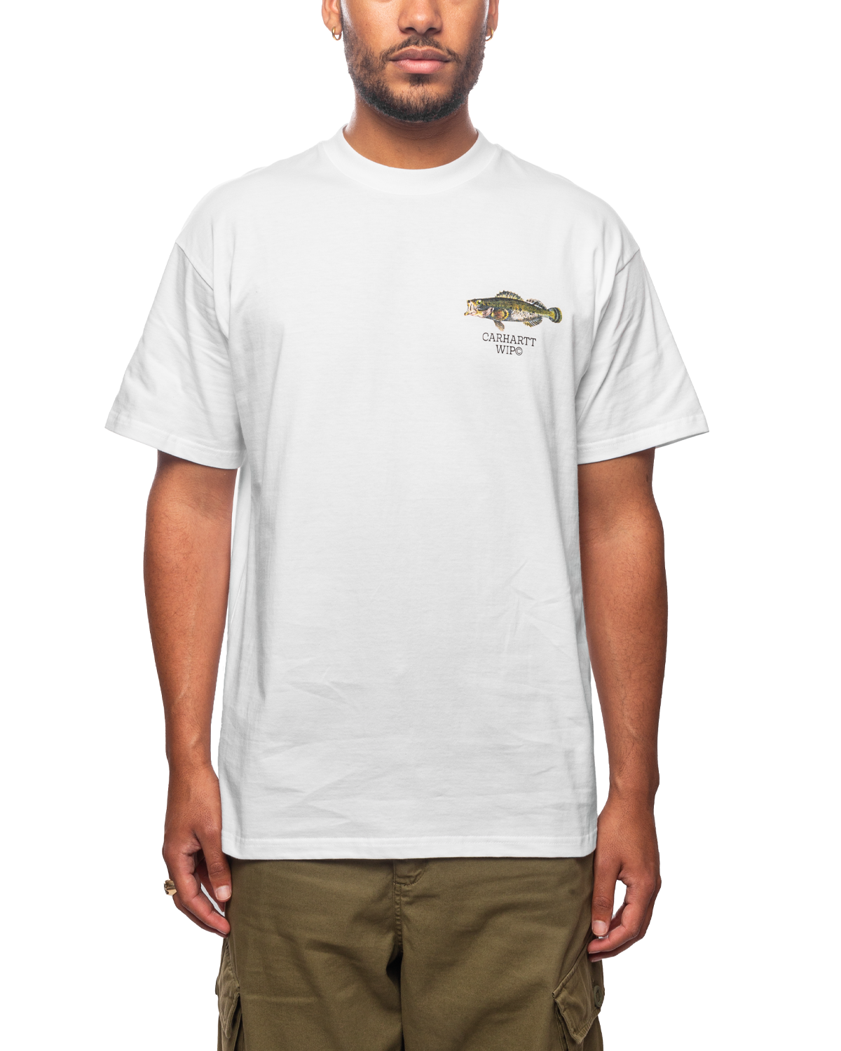 S/S Fish T-Shirt White